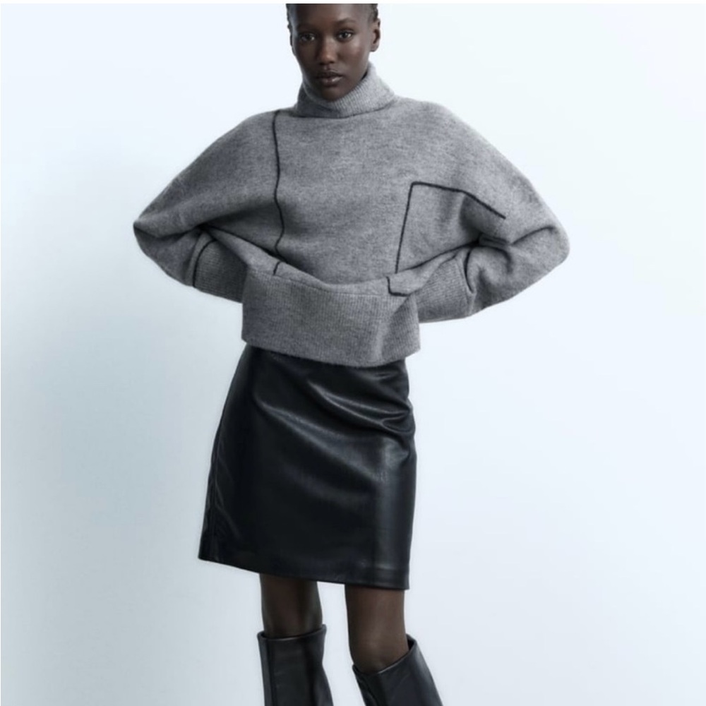 Gray Zara Women's Sweater - Never Worn